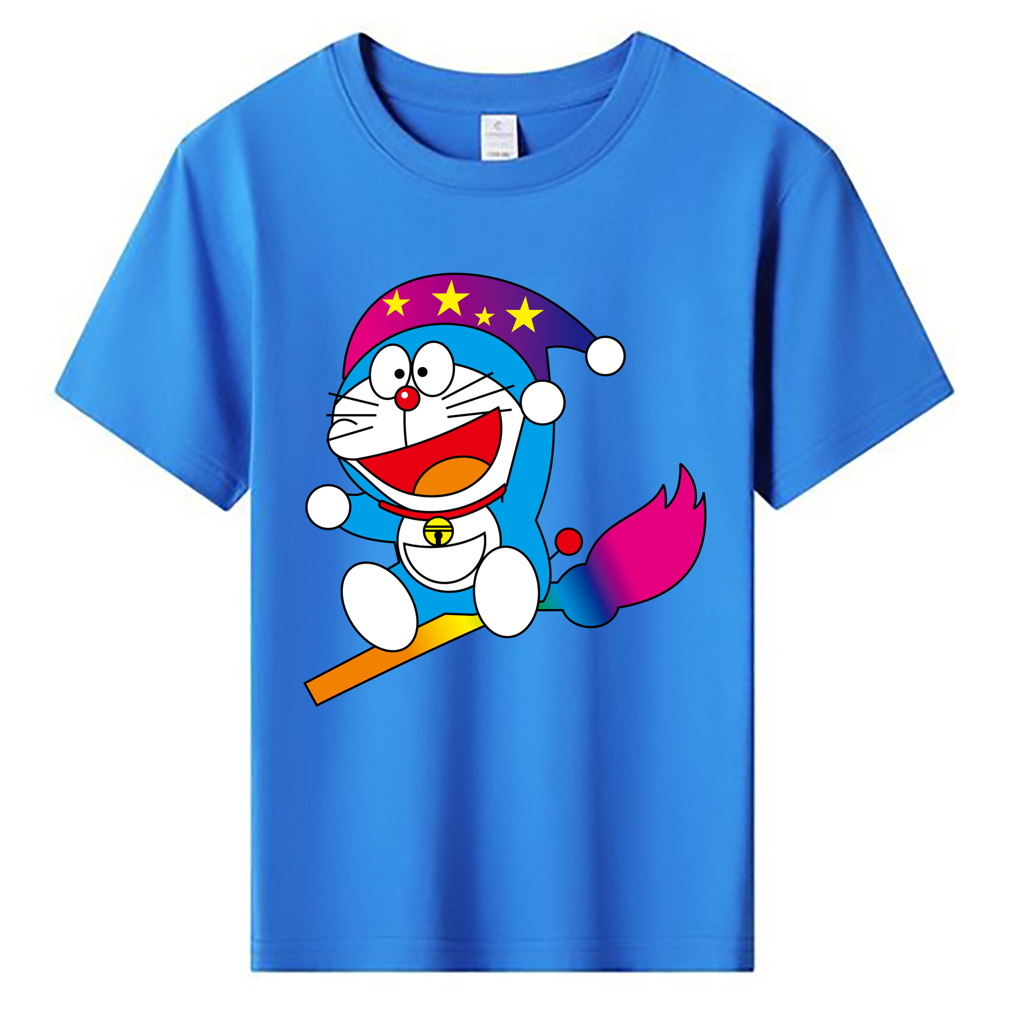 （画像用） ドラえもん Doraemon 綿100％キッズTシャツ（フロントプリント）